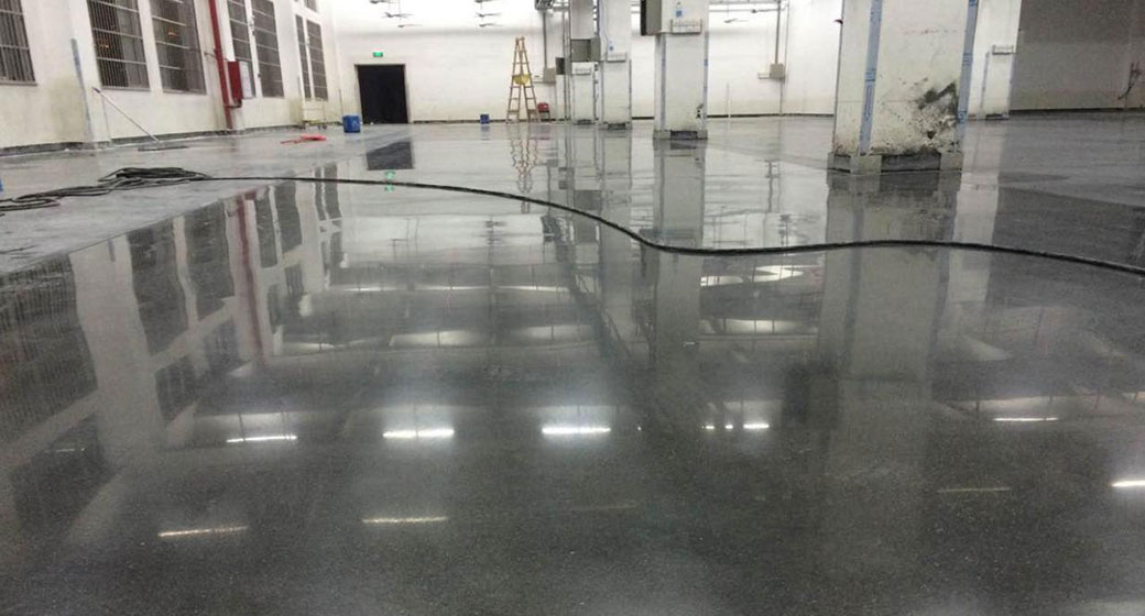青島國恩科技公司地坪翻新